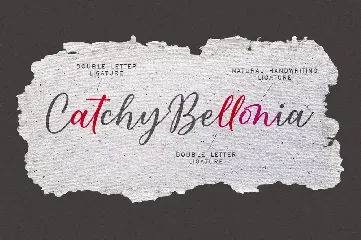 Catchy Bellonia font