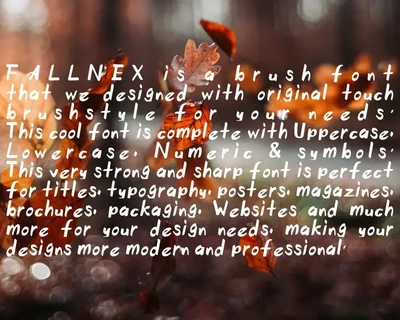 Fallnex Handwritten Font