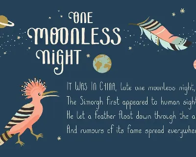 Moonless Handmade Font Duo