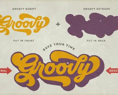 Groovy - Retro Font