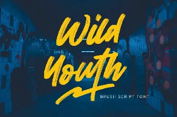 Wild Youth - Brush Font