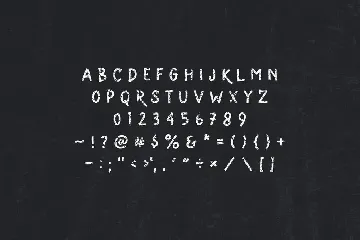 Rog92 - Chalk Display Font