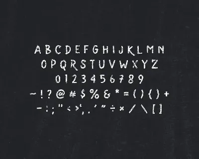 Rog92 - Chalk Display Font