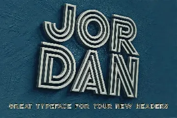 Jordan - Display Font