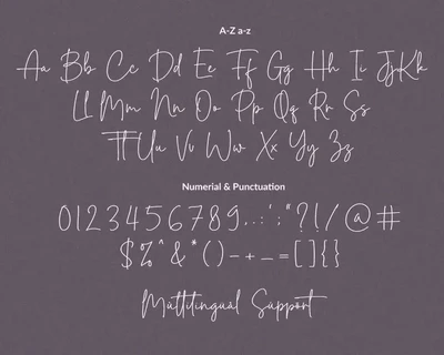 Master Photograph - Monoline Signature Font