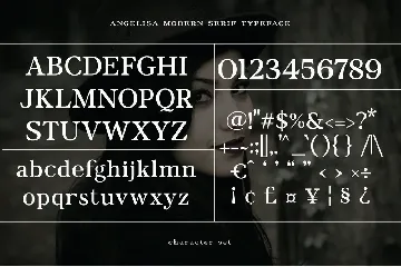 Angelisa Modern Serif Typeface font