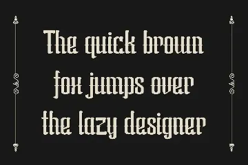 Zenada Blackletter Display Font