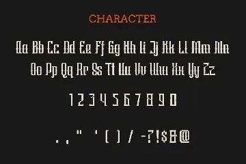 Zenada Blackletter Display Font