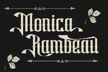 Zenada Blackletter Display Font