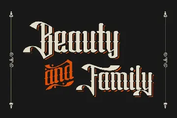 Zenada Blackletter Display Font