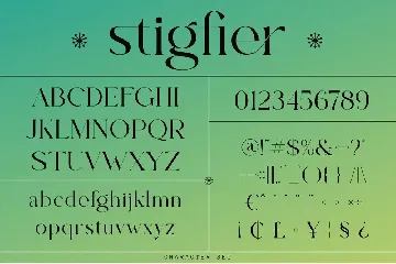 Stigfier font