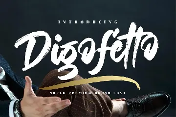 Digofetto Brush font