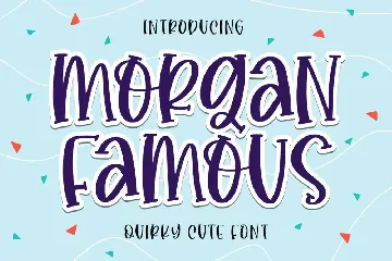 Morgan Famous font