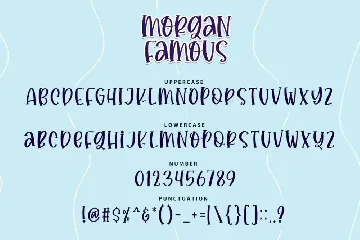 Morgan Famous font