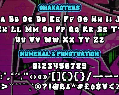 SUXAN - Display Graffiti Style Font
