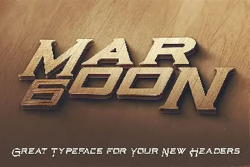 Maroon - Vintage Style Font