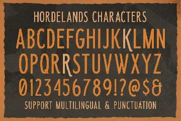 Horderlands font