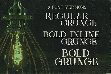 Green Light - Vintage Style Font