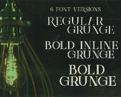 Green Light - Vintage Style Font