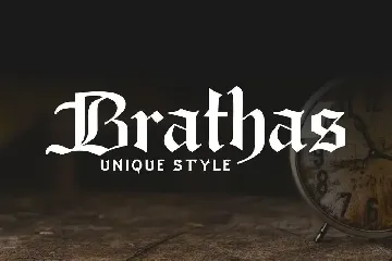 Brathas - Blackletter Font