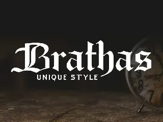 Brathas - Blackletter Font