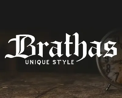 Brathas - Blackletter Font