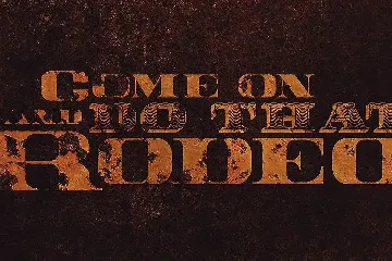 Rodeo Typeface font