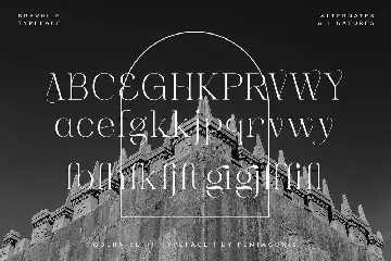 Bravhile | Modern Serif font