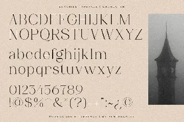 Bravhile | Modern Serif font