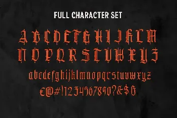 Bullgine Blackletter font