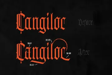 Bullgine Blackletter font