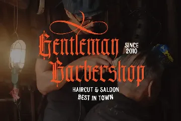 Bullgine Blackletter font