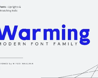 Warming Font Family