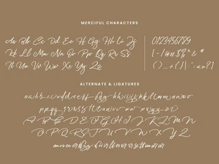 Merciful Script font