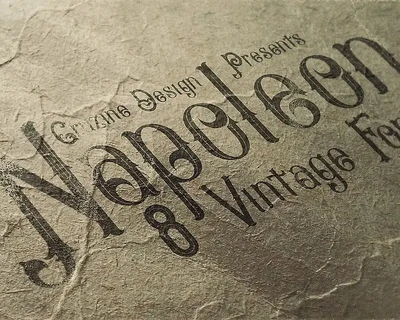 Napoleon Vintage Typeface font