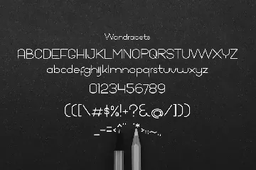 Wandra Monoletter font