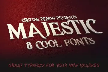 Majestic Typeface font