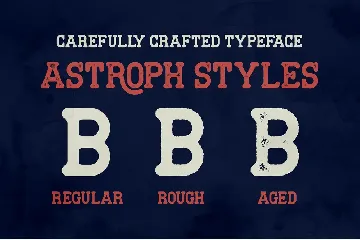 Astroph - Retro Slab Serif font