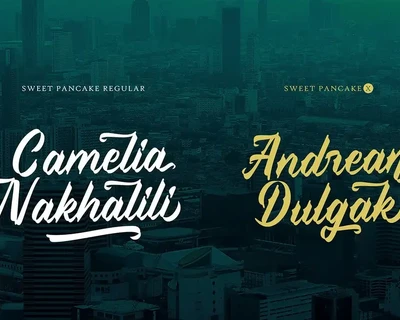 Sweet Pancake font