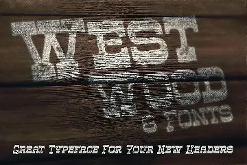 Westwood - Funny Western Font