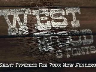Westwood - Funny Western Font