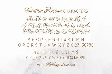 Fountain Persona font