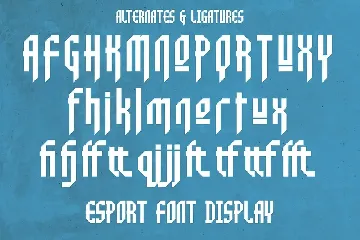 Bredals Esport Font