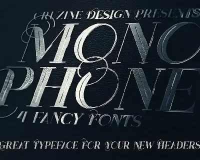 Monophone - Fancy Font