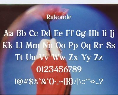 Rakonde - Classy & Stylish Serif font