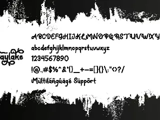 Faylake - Bold Monoline Handwritten font