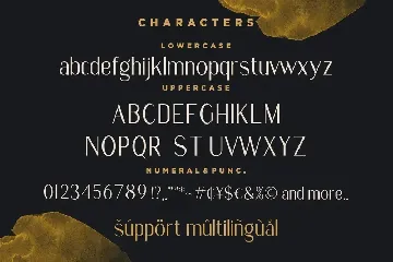 Golden Stanbury font
