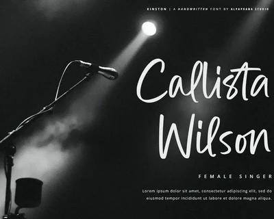 Kinston font