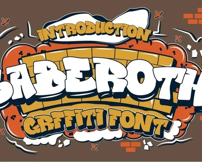 Saberoth - Graffiti Font