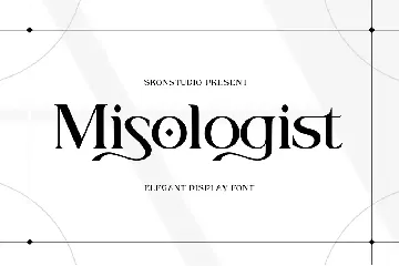 Misologist font